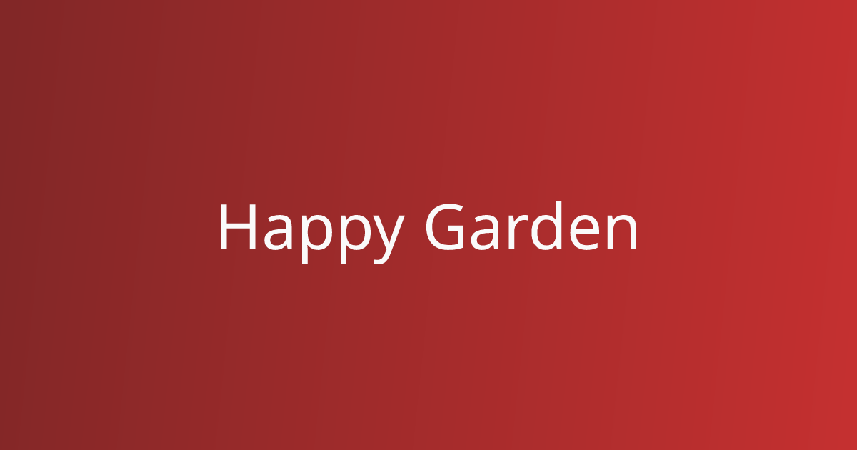 【happy garden】 Happy Garden Chinese Restaurant Delivery Menu | Order Online